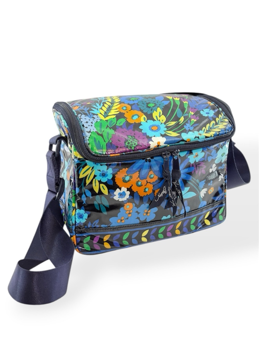 Vera Bradley Midnight Blues Lunch
Sack Insulated Bag Tote Box Retired Print